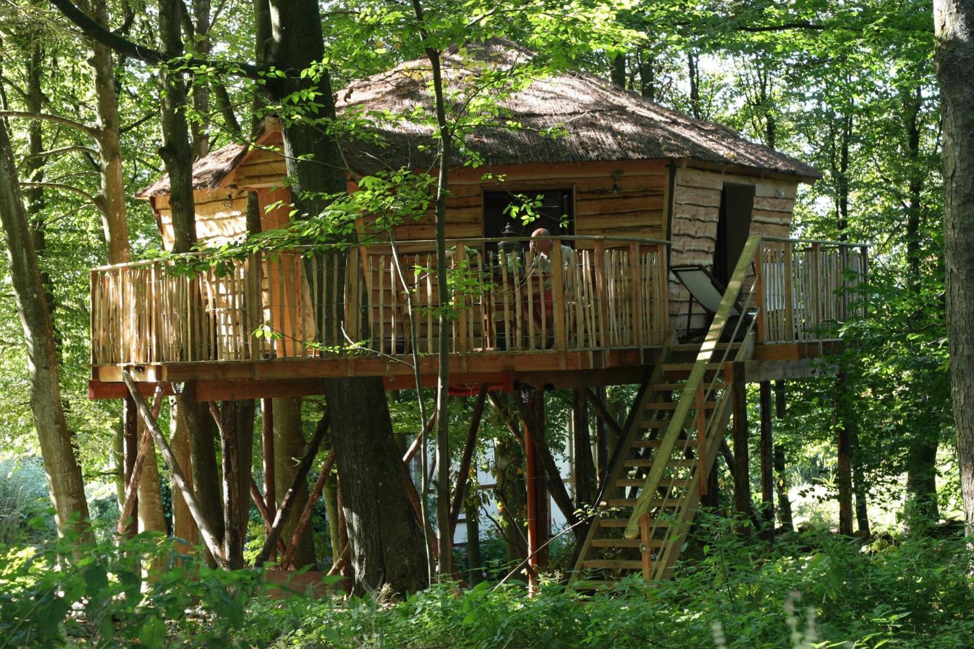 B&B La Cabane Du Bois Dormant Spa Exterior foto