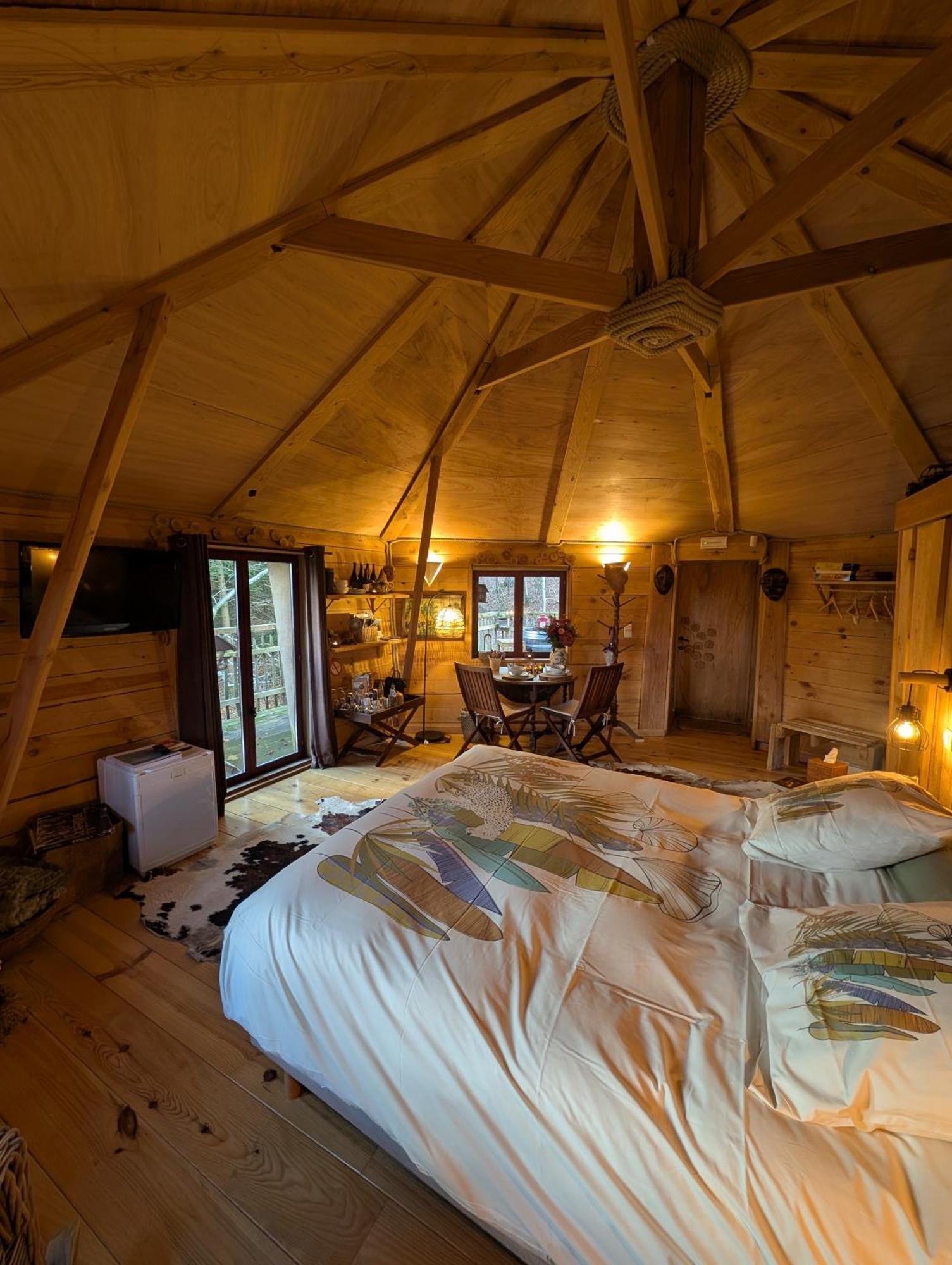 B&B La Cabane Du Bois Dormant Spa Exterior foto