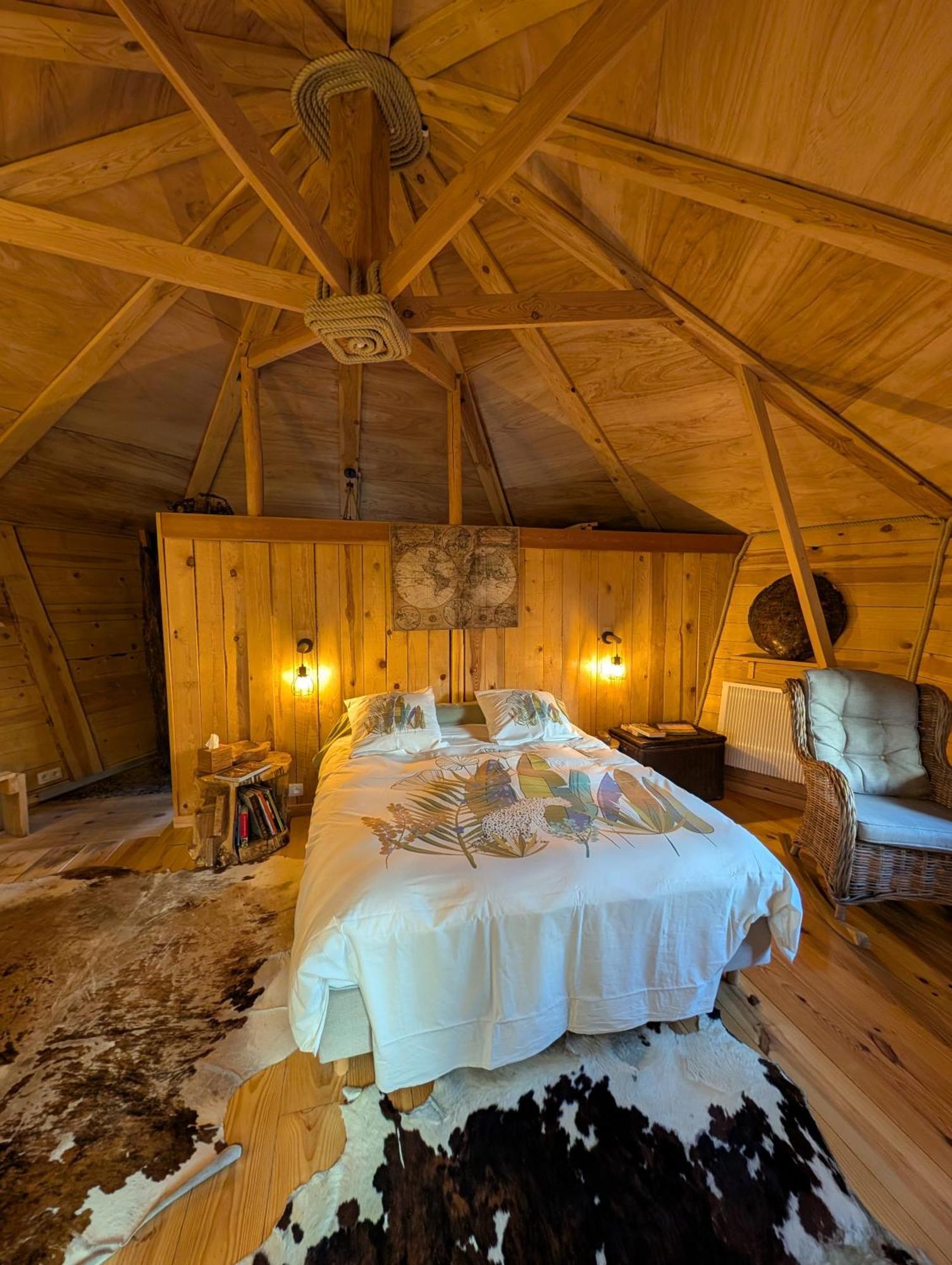 B&B La Cabane Du Bois Dormant Spa Exterior foto