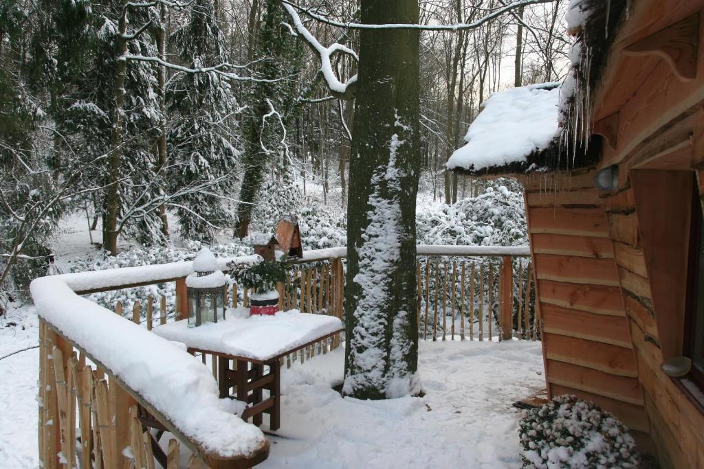 B&B La Cabane Du Bois Dormant Spa Exterior foto